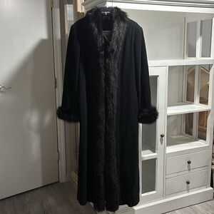 NWT Vintage Marvin Richards w/ Fur Lining Coat Size L